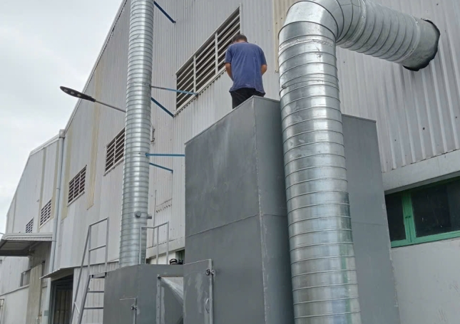 Lắp đặt hệ thống xử lý mùi cho cho công ty phân bón Nghiệp Nông